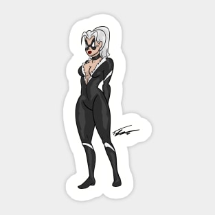 Black Cat Sticker